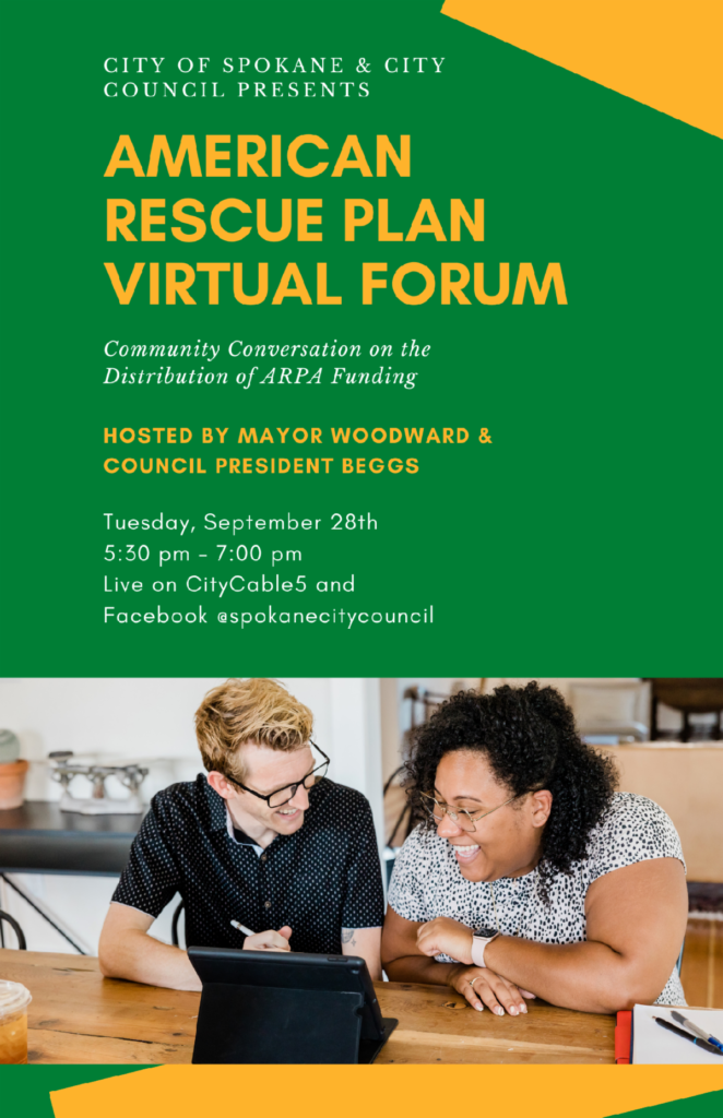 Flier of details of the virtual forum